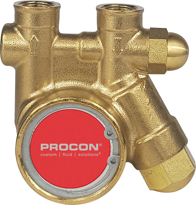 Procon® 111A100F11AA Series 1 Rotary Vane Fluid Pump-W/Strainer- 100GPH (300LPH), EPDM/Nitrile, Standard-Non External adjust