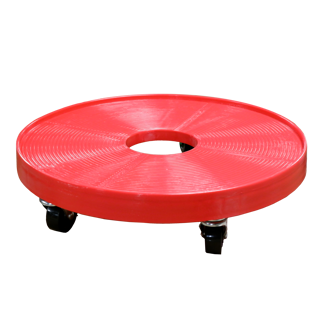 Large Keg Dolly 16in-Dia Red Devault