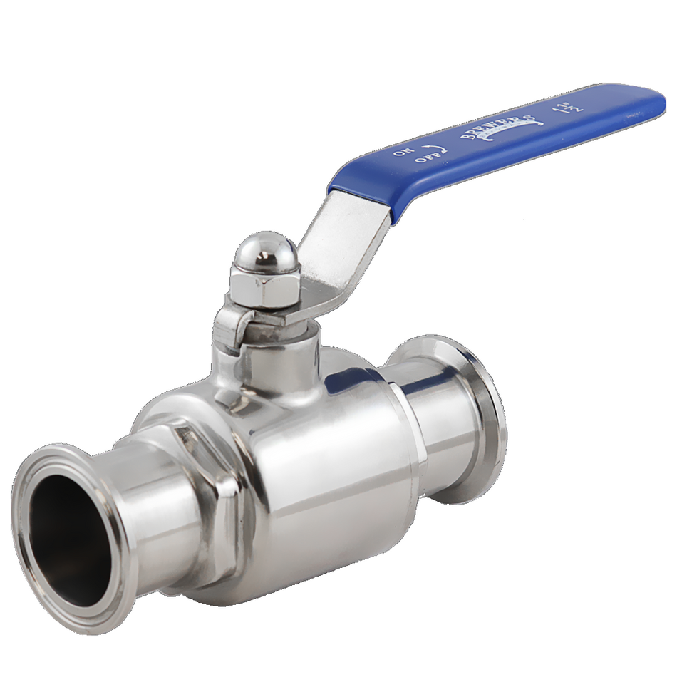 Economy Ball Valve-Tri Clvr Comp 1-5inCaps