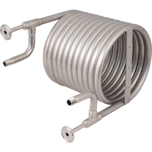 BrewBuilt® Stainless Steel Tri-Clamp Counterflow Chiller | The Beast