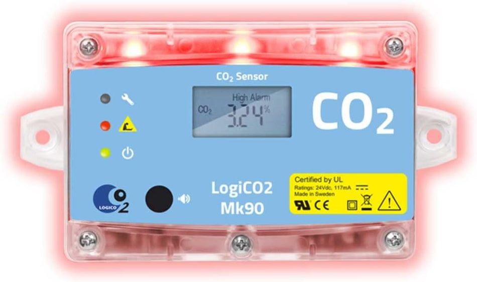 Logico2 Mk90 CO2 Detection & Alarm System - Advanced Monitoring Solution