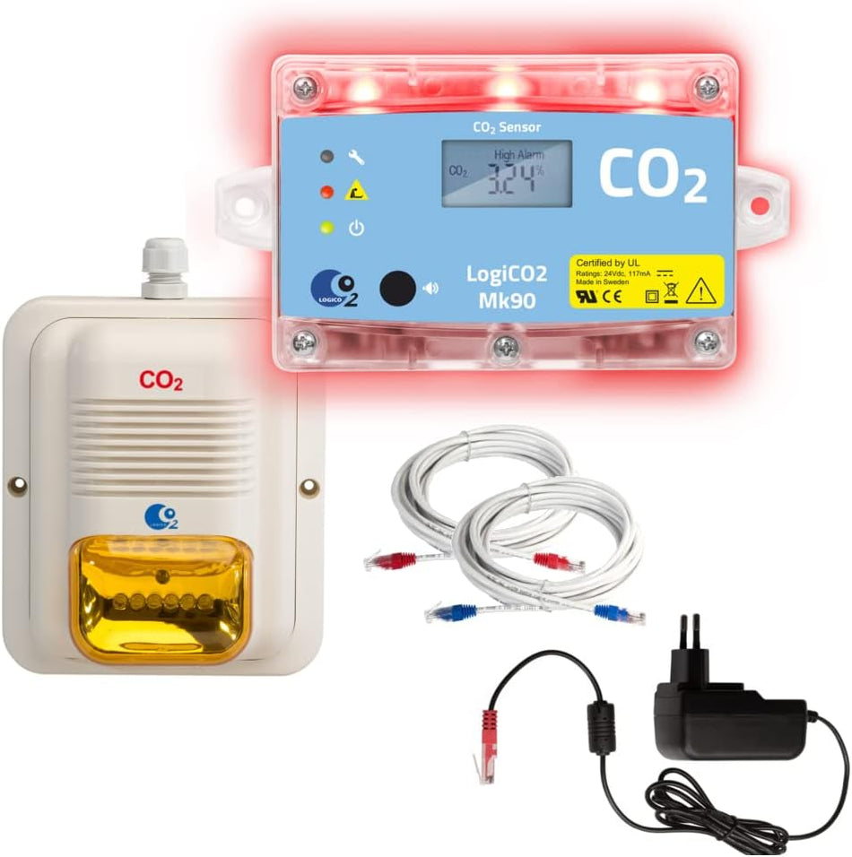 Logico2 Mk90 CO2 Detection & Alarm System - Advanced Monitoring Solution