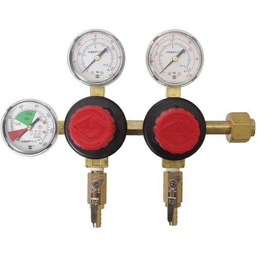 Taprite T752HP Two Product Dual Pressure Kegerator CO2 Regulator