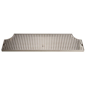 52" Drip Tray - Surface Mount - Stainless Steel - Drain