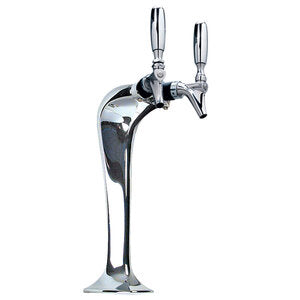 Cobra Draft Tower - Polished Chrome - Glycol-Loop - 2 Faucets