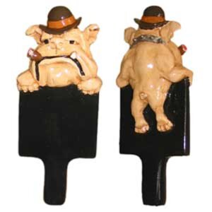 Bulldog Beer Tap Handle