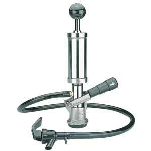 Keg Party Pump 4” - D System - Chrome w/ Lever Handle