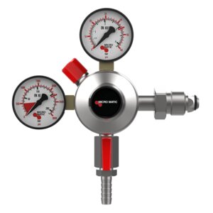 Premium Plus Double Gauge Nitrogen Beer Regulator - Primary - Low Pressure - 0-60 PSI