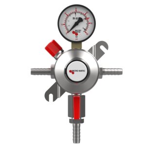 Premium Plus Secondary CO2 Regulator Single Gauge - Low Pressure - 0-60 PSI - 1 Product - Pass-Thru