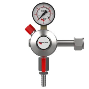 Premium Plus Single Gauge CO2 Regulator - Primary - Low Pressure - 0-60 PSI