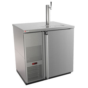 Pro-Line Kegerator Beer Dispenser - (1) 1/2 Keg - 36-3/4" - Stainless Steel