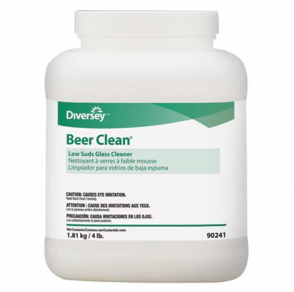 Beer Clean Low Suds General Purpose Cleaners, 4 lb. Jar, Odorless, 2 PK