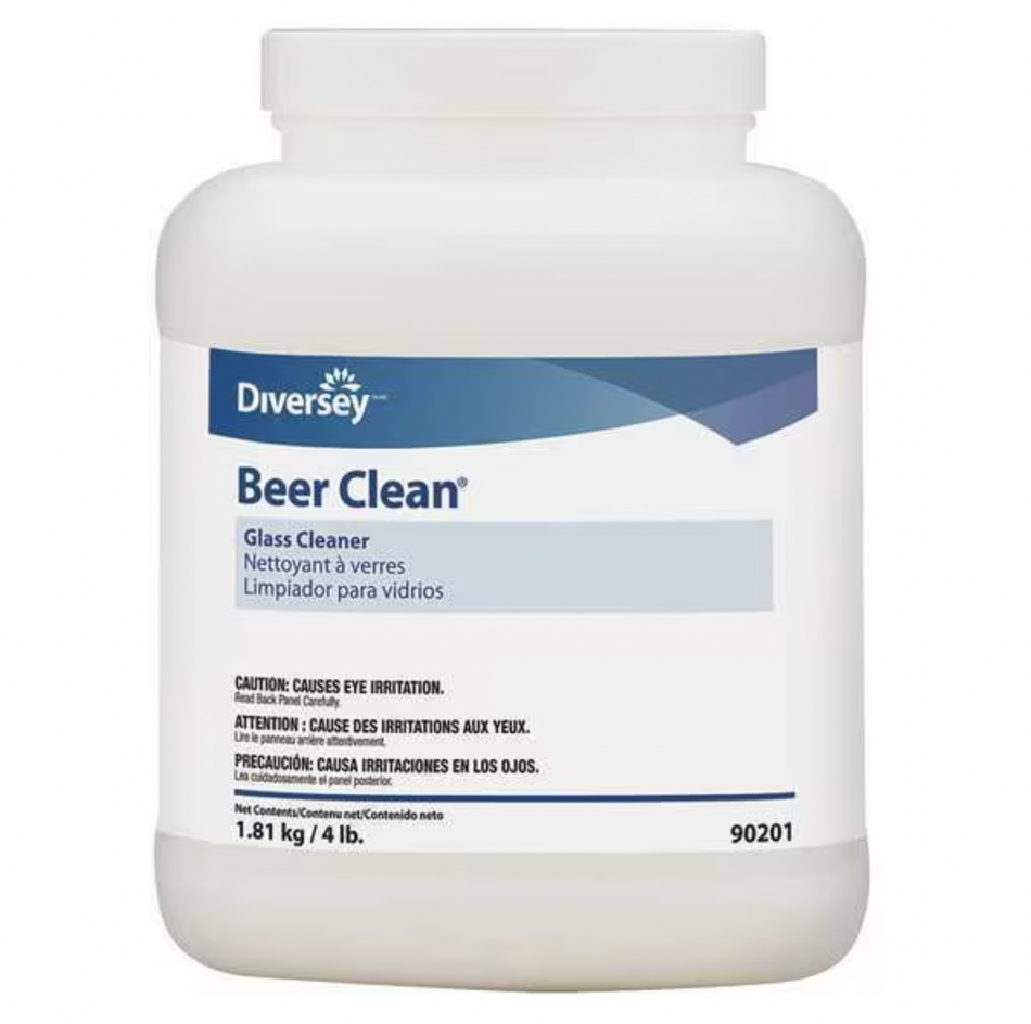 Beer Clean Glass Cleaner General Purpose Cleaners, 4 lb. Jar, Odorless, 2 PK