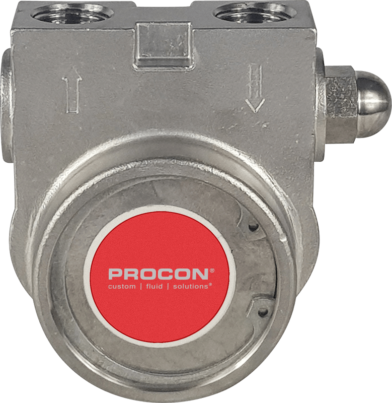 Procon® 105B240F31BA Series 5 Rotary Vane Fluid Pump - Stainless Steel- 240GPH (725LPH), EPDM/Nitrile, Standard-Non External adjust