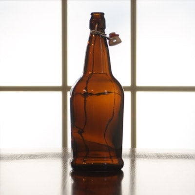 EZ Cap 1L Amber Bottle Cs/12