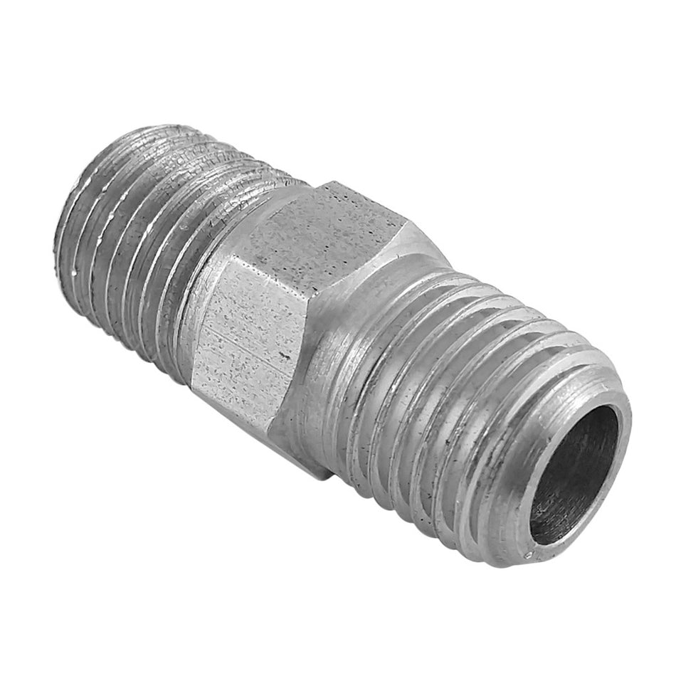 Heavy-Duty Hex Nipple 1/4inMpt Lht For N2 S/S