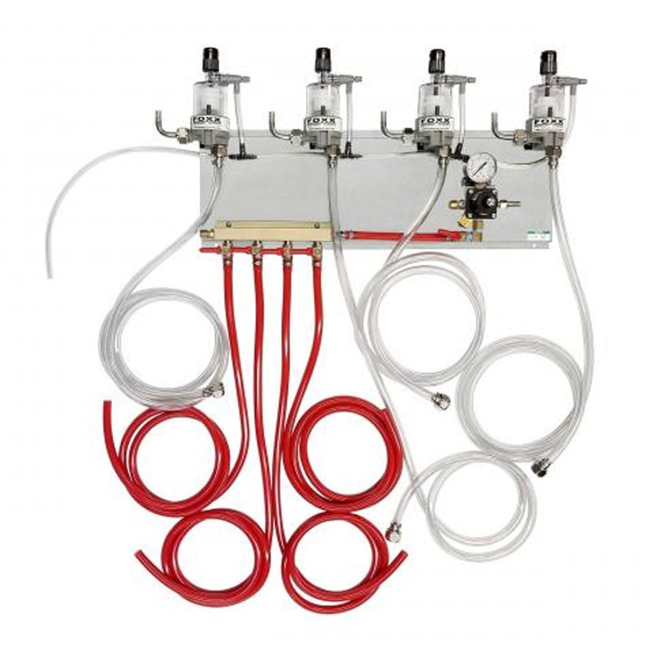 Regulation & Air Distribution Panel with 4 FOBs and 4-Tube Corny Set