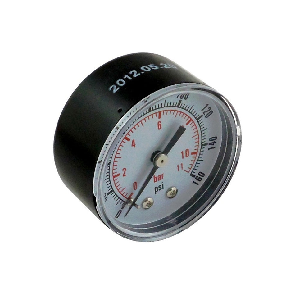 Gauge 2in-Dia- 1/4inMpt Back-Mnt 160 Psi