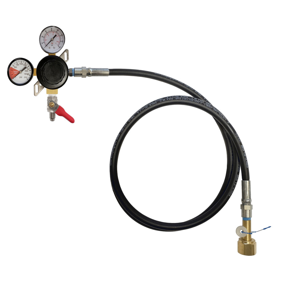 Co2 Reg-W/6' Hose 1/4inMfl-So-W/Chk 160:2000 Tap