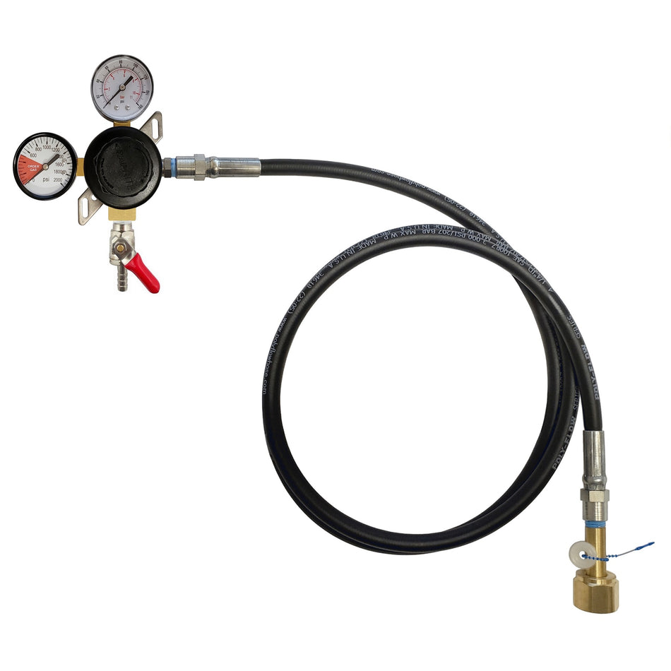 Co2 Reg-W/6' Hose 1/4inB-So-W/Chk 160:2000 Tap