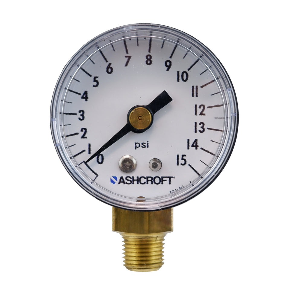 Replacement Gauge-For Truregs 15 Psi