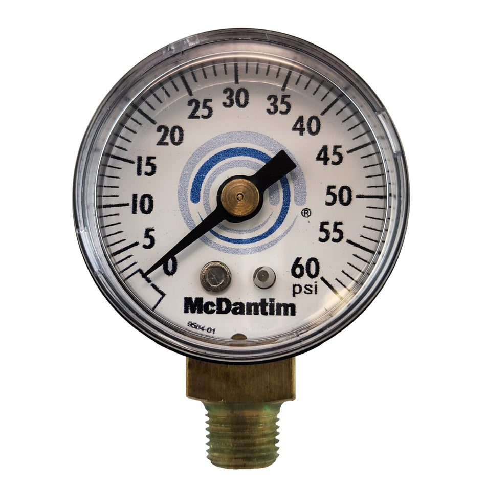 Replacement Gauge-For Truregs 60 Psi