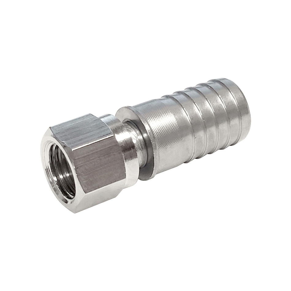 1Pc-Swivel Nut & Stem 1/4inFfl X 1/2inB S/S