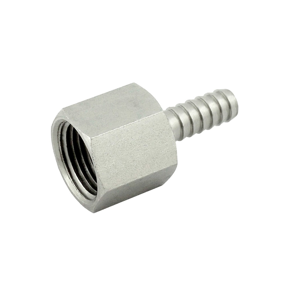 Hex Adapter 3/8inFpt X 1/4inB 304 S/S