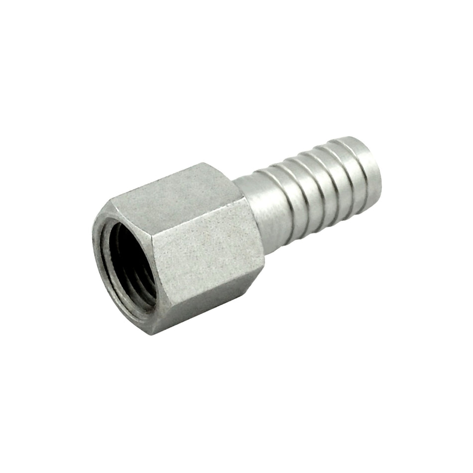 Hex Adapter 1/4inFpt X 3/8inB 304 S/S