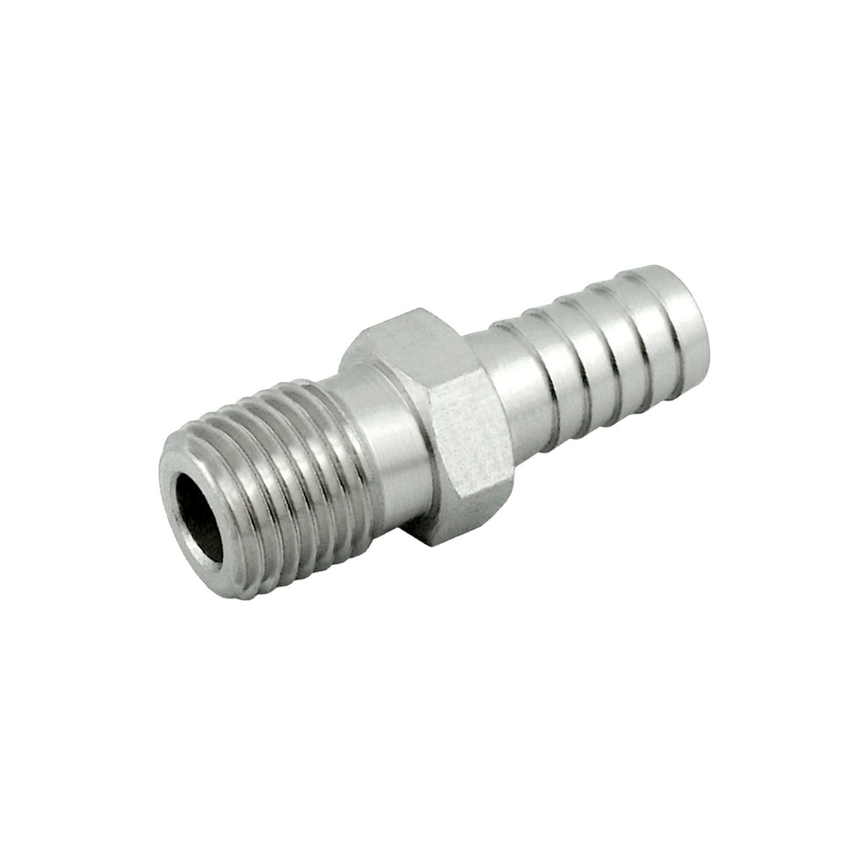 Hose Barb Adapter 1/4inB X 1/8inMpt S/S