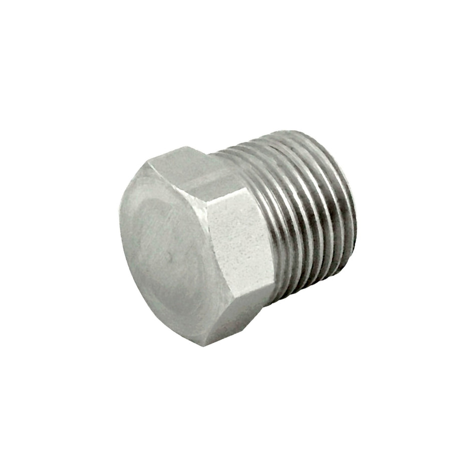 Hex Head Plug 1/2inMpt 304 S/S