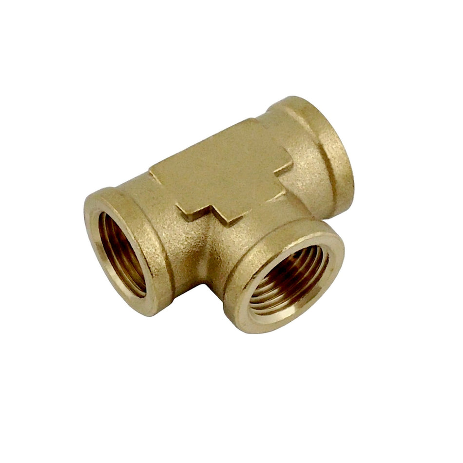 Pipe Tee 1/4inFpt-All Brass