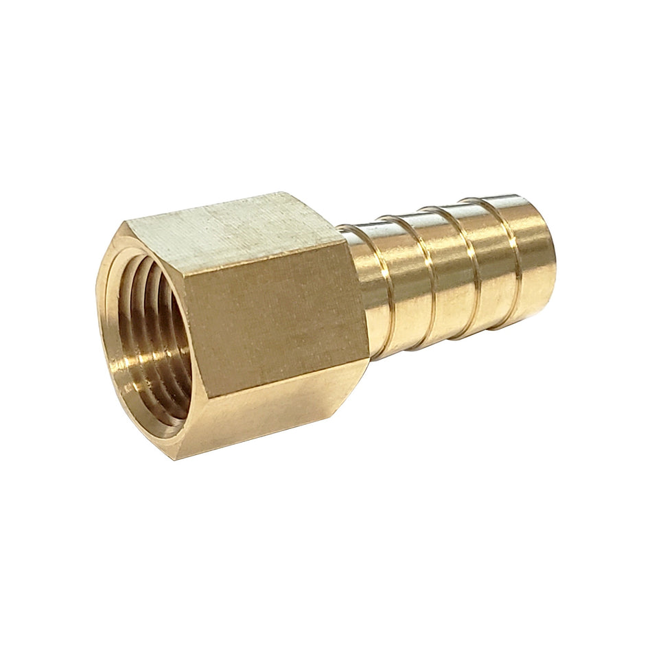 Hose Stem 1/2inB X 3/8inFpt Brass