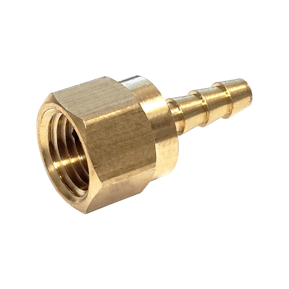 Hose Stem 3/16inB X 1/4inFpt Brass