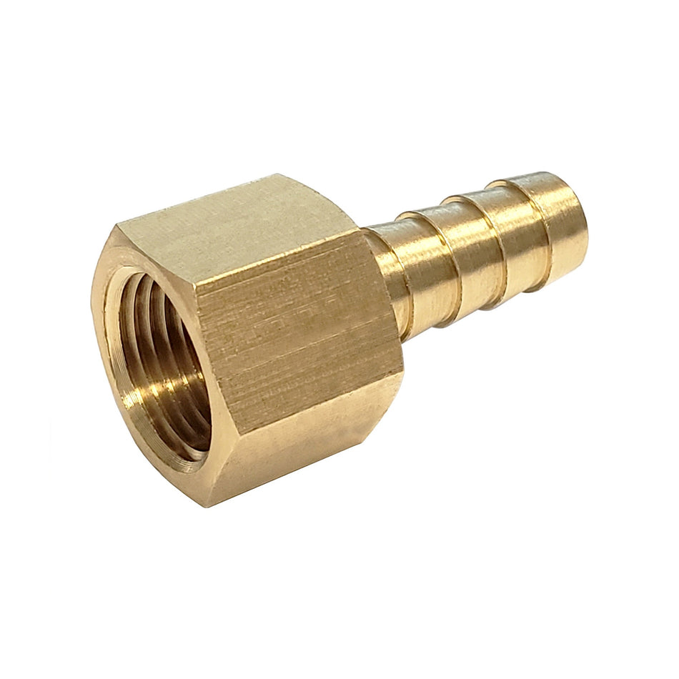 Hose Stem 3/8inB X 3/8inFpt Brass