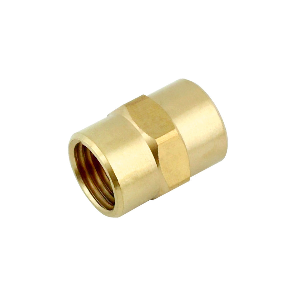 Hex Coupling 1/4inFpt X 1/4inFpt Brass