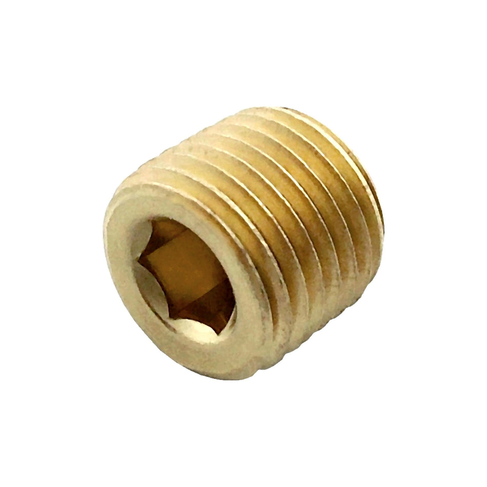 Countersink Plug 1/8inMpt Brass