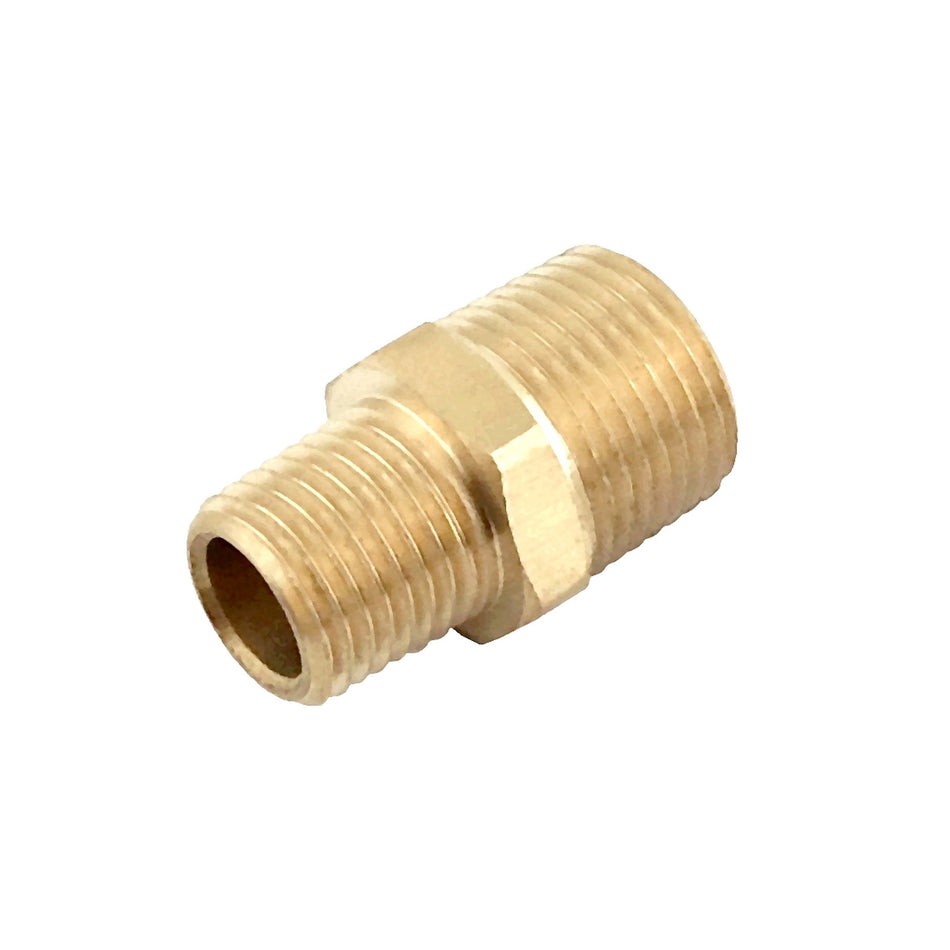 Reducer 1/2inMpt X 3/8inMpt Brass