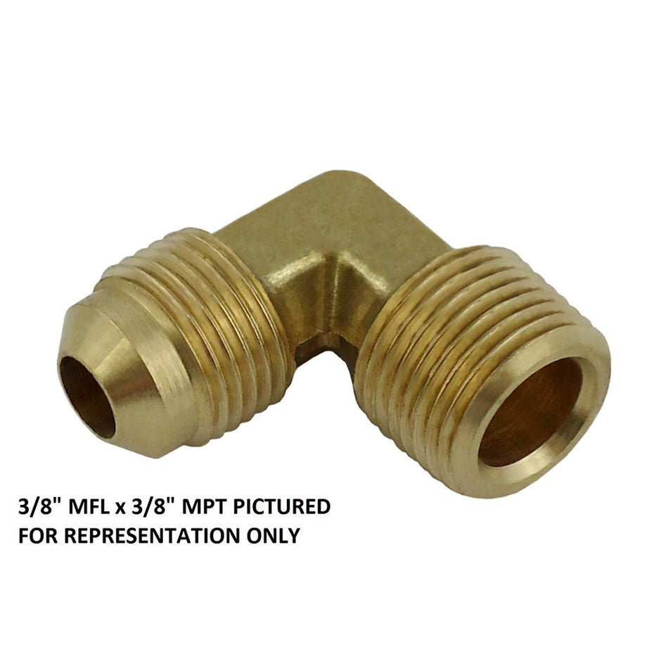 90 Elbow 1/2'Mfl X 1/2inMpt Brass