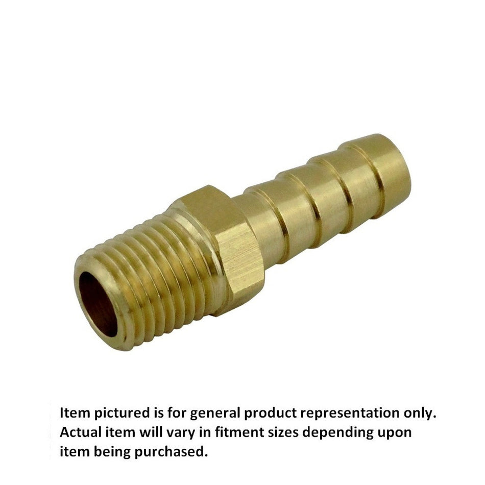 Hose Stem 3/8inB X 1/4inMpt Brass