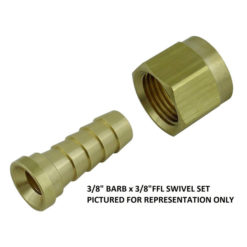 Swivel Nut & Stem Set 1/2inB X 1/2inFfl Brass