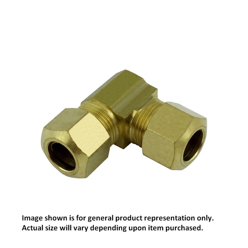 Compression 90 Elbow 1/4inC X 1/4inC Brass