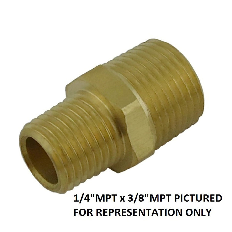 Reducer 3/4inMpt X 1/2inMpt Brass