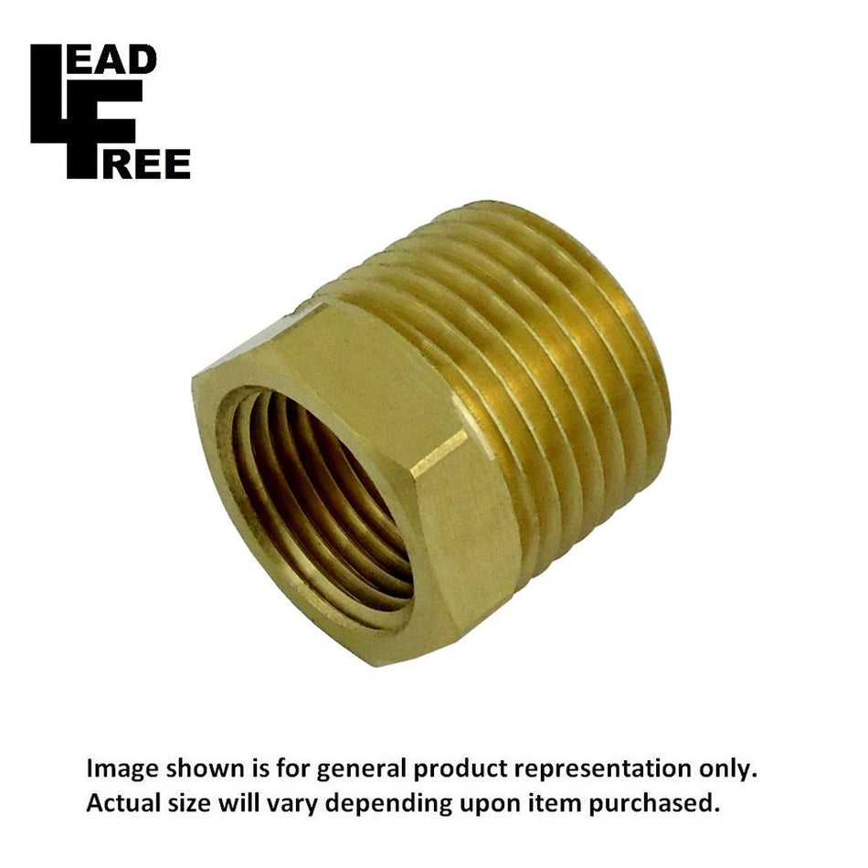 Bushing 1/2inMpt X 3/4inMpt Lead Free Brass