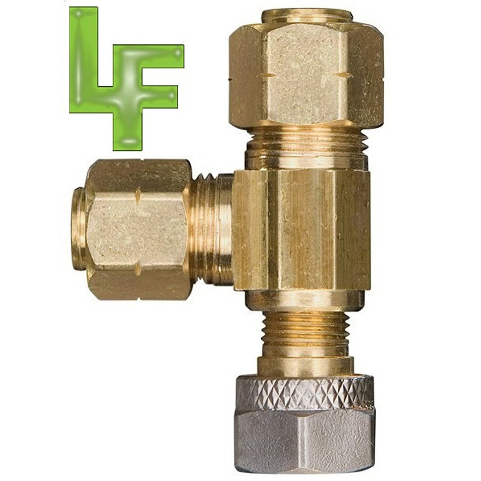 3-Way Comp Valve 3/8inC X 3/8inC X 3/8inCLead Free