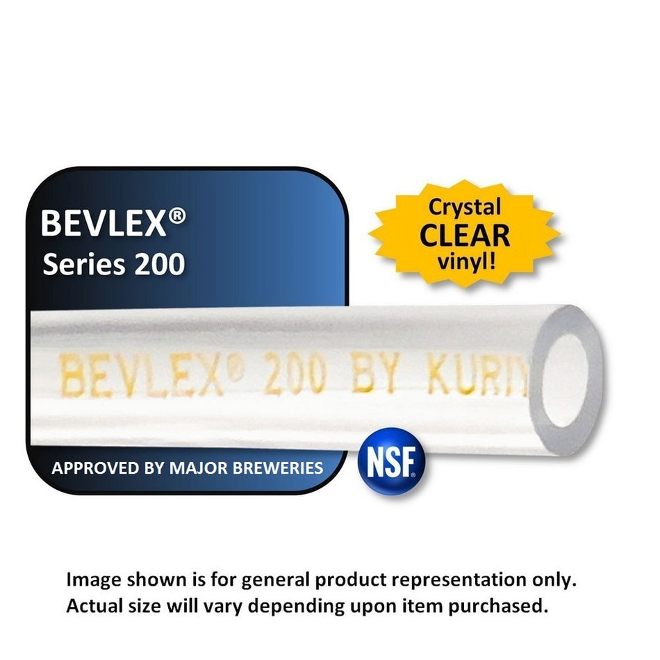 Bevlex Pvc #200 3/16inId X 7/16inOd Clear