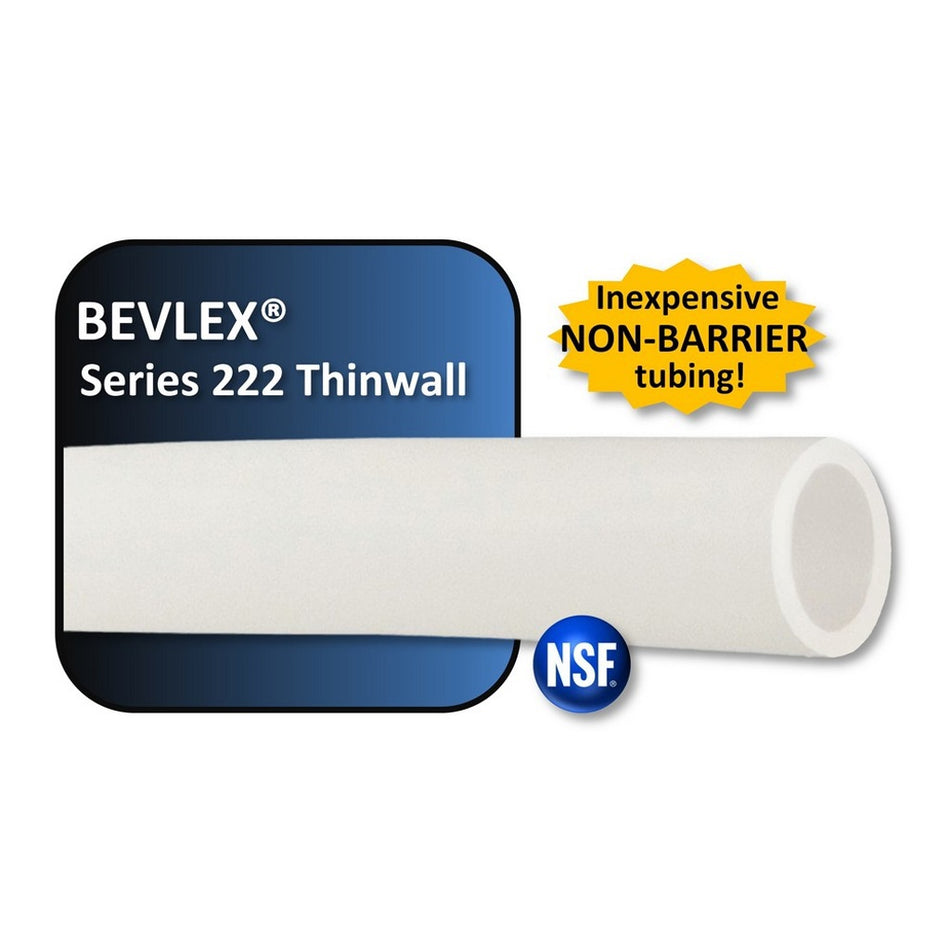 Bevlex-Thinwall Poly #222 1/4inId X 3/8inOd