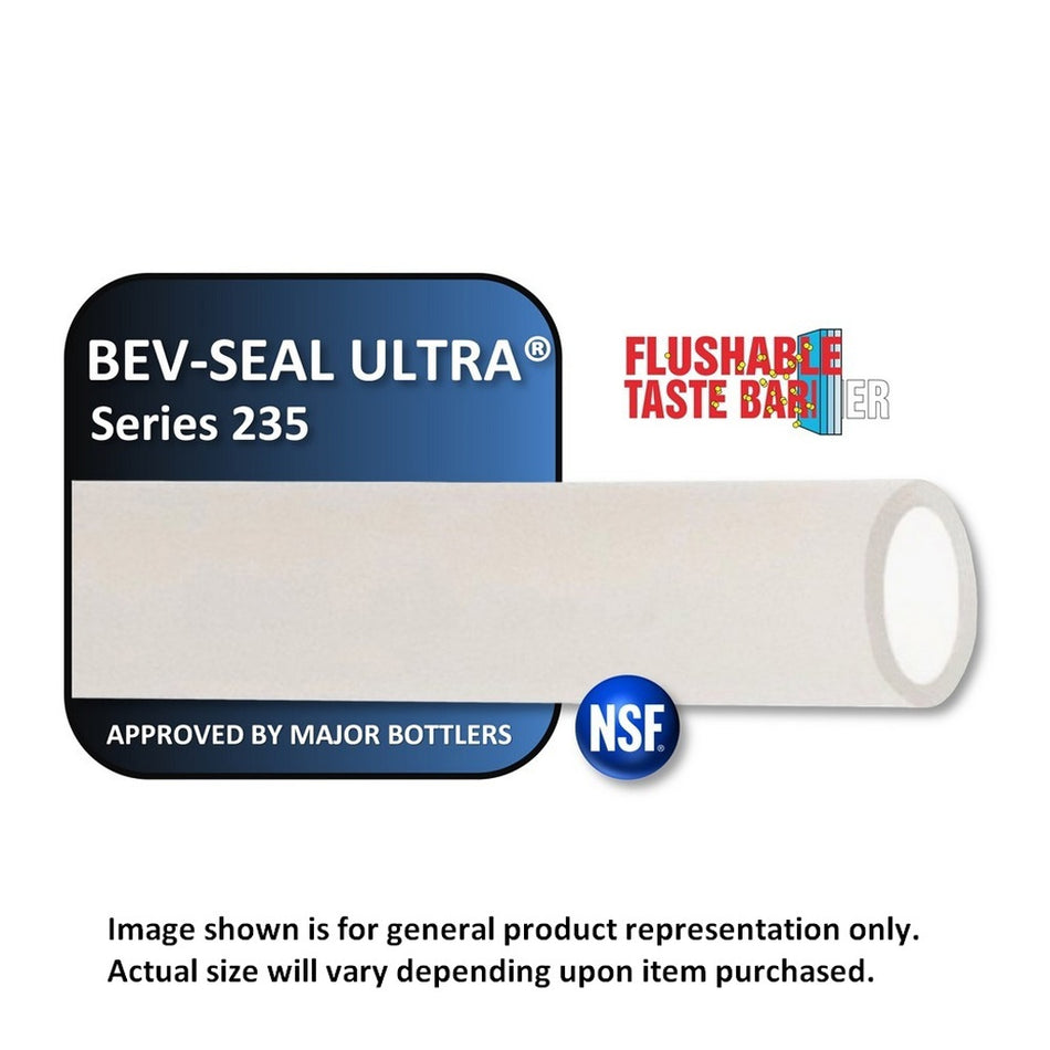 Bev-Seal Ultra Poly Tubing #235 - 3/16" ID x 5/16" OD, 100ft