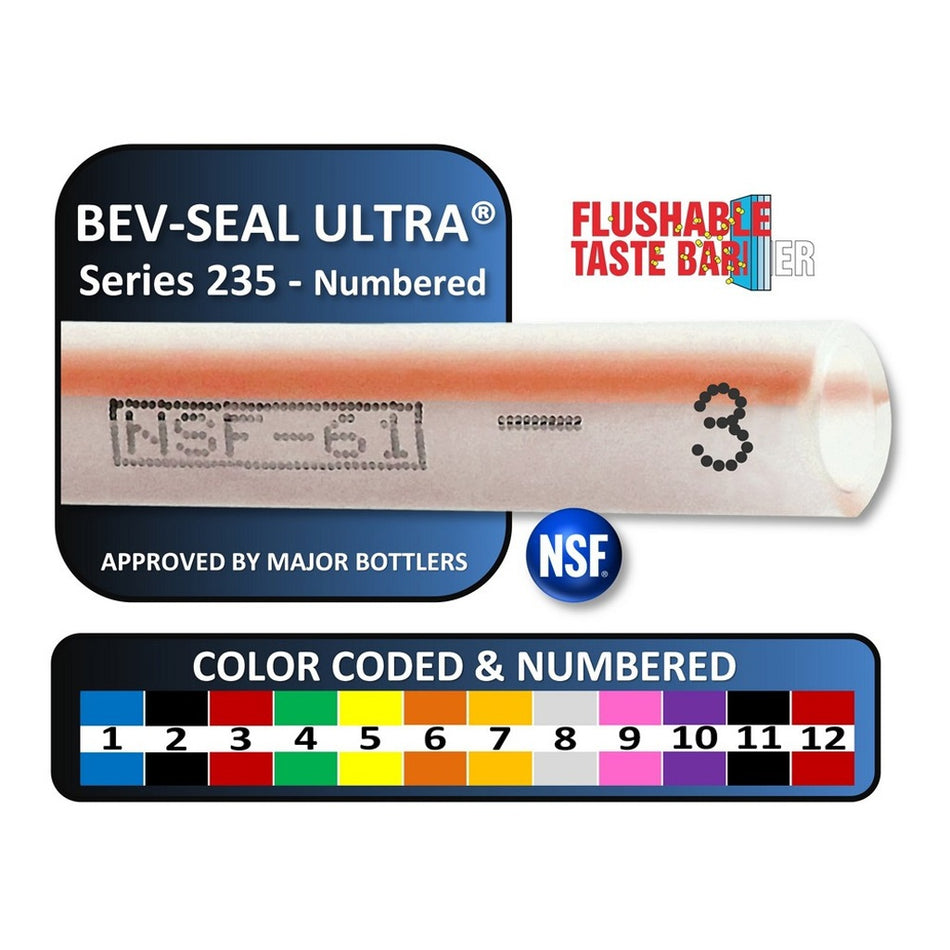 Bev-Seal Ultra #235 3/8inId X 1/2inOd #3