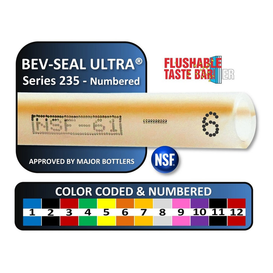 Bev-Seal Ultra #235 3/8inId X 1/2inOd #6